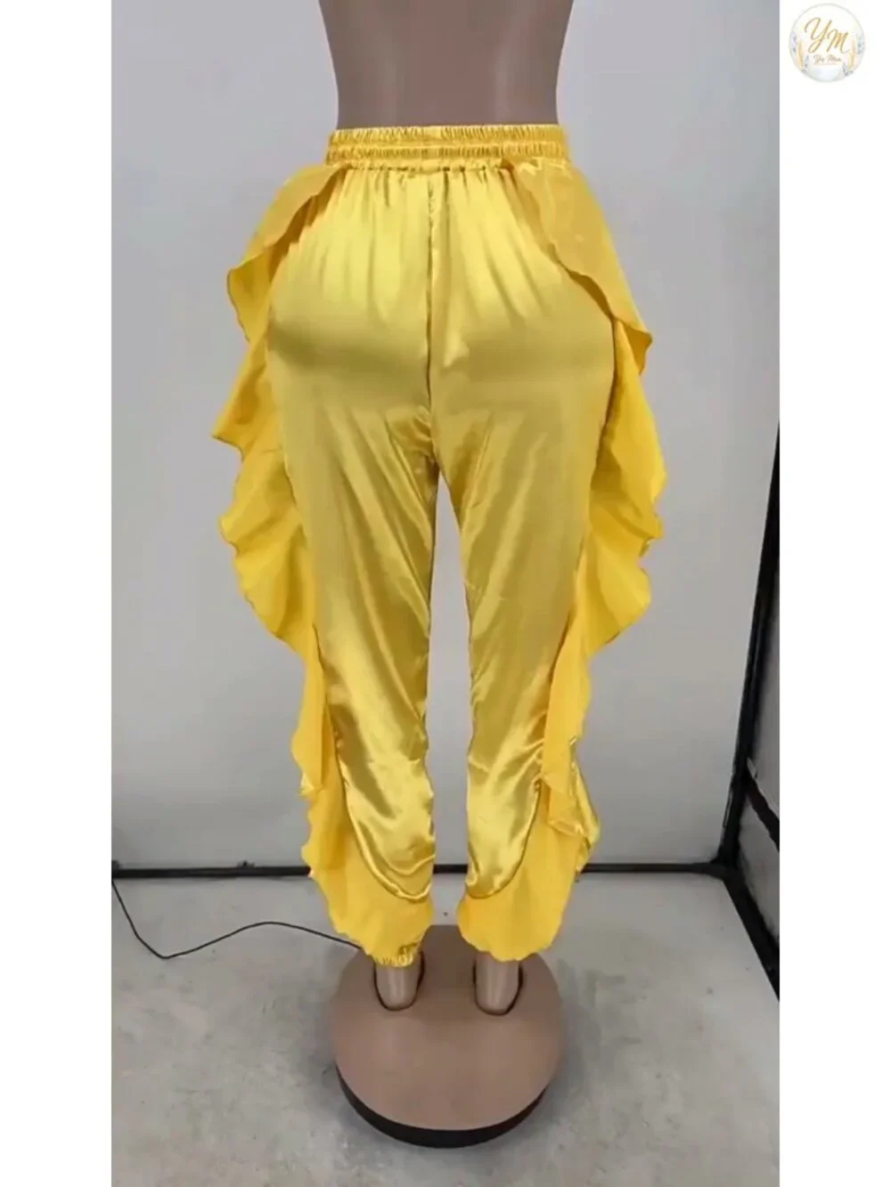 High Waisted Baggy Balloon Sweatpants Fringe Women Plus Size